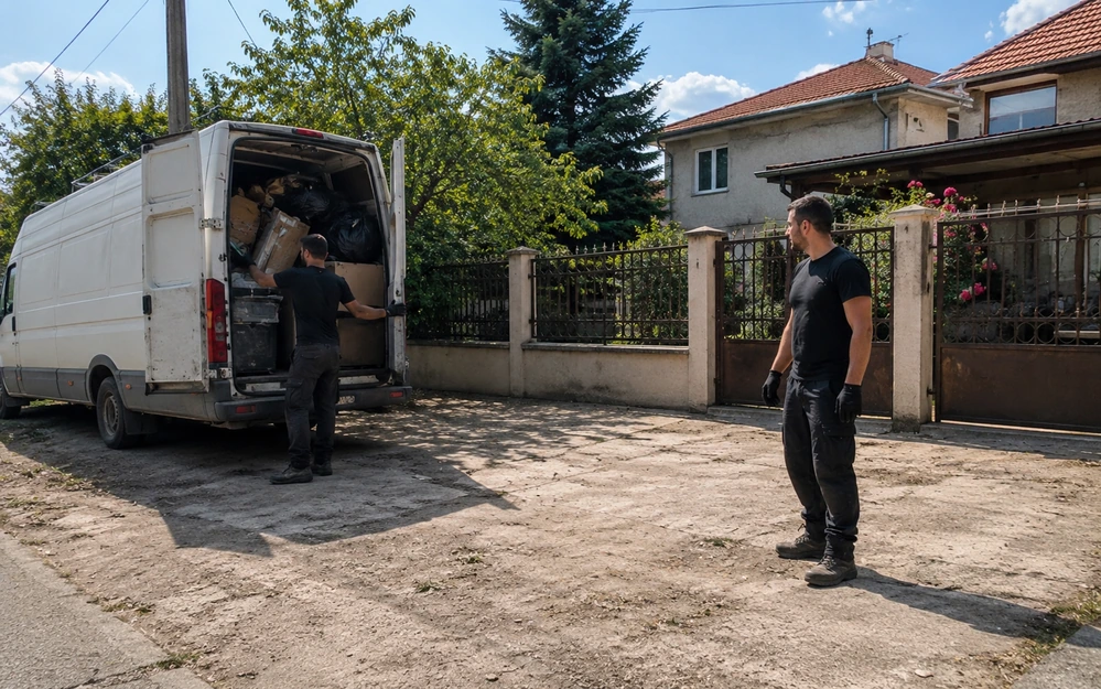 Голям бус за извозване на отпадъци — DB-Clean